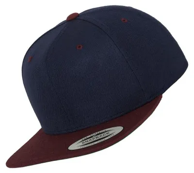 Produktbild von Flexfit - Snapback Mütze TN1304 (Einheitsgröße) (Marineblau/Weinrot)