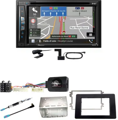 Produktbild von Pioneer AVIC-Z730DAB USB DAB+ MP3 Navigation Einbauset für Opel Movano ab 2019