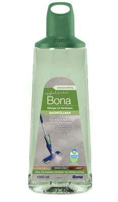 Produktbild von Bona Stein-, Fliesen- und Laminatreiniger Kartusche 150 ml für Bona Premium Spray Mop, gebrauchsfertiger und rückstandsfreier Reiniger für Hartböden