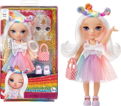 Produktbild von Rainbow High Littles Dolls- Opal (Rainbow), Modepuppe, Weiblich, 4 Jahr(e), Junge/Mädchen, 13,9 mm, Mehrfarbig