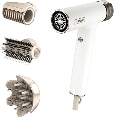 Produktbild von Haartrockner Shark SpeedStyle HD334EU, Lockenstab & RapidGloss, für glattes und gewelltes Haar, Schnelltrocknung