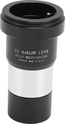 Obrázok produktu pre Barlowova šošovka, 2 x 1,25 palca, plne viacvrstvový kovový okulár teleskopu, príslušenstvo 5P0052S