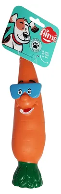 Zdjęcie produktu dla Zabawka winylowa dla psów, kształtem przypominająca marchewkę, 24 cm