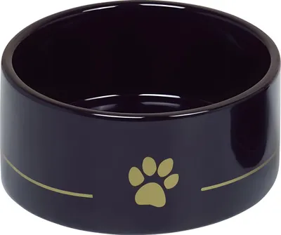 Produktbild von Nobby 82344, Hund, Keramik, Schwarz, Gold, Haustier-Fütterungsschale, Abbildung, 1,1 l