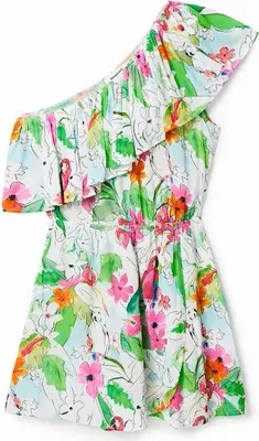 Produktbild von Desigual Damen KLEID Weiß 23SWVW83_F37F335_BIANCO1000 : Größe - S Größe: S