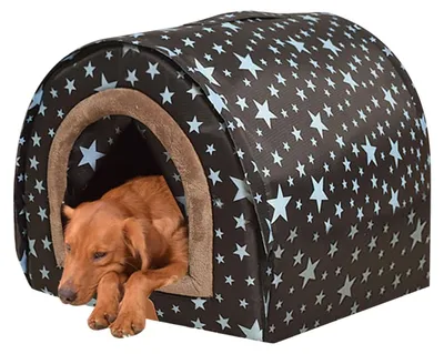 Image de Abri d'hiver pour petits animaux de compagnie, avec porte flexible