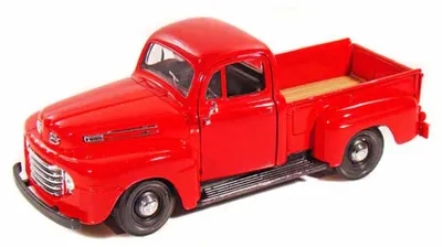 Modellauto 1:25, roter 1948 Ford F-1 Pick-up, Metall
