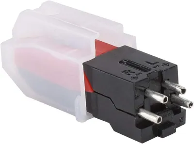 Imagen del producto de Aguja para tocadiscos, doble punta, 40 ± 10 MN, para tocadiscos y discos de vinilo