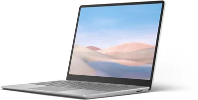 Produktbild von Microsoft Surface Laptop Go Platinum Notebook 12,4 Zoll , Touchscreen Corei5 8GB 128GB SSD, Farbe:Silber