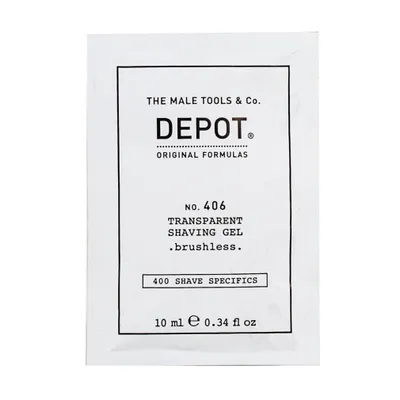 Zdjęcie produktu dla 400 Shave Specifics No. 406 Zmiękczający i odświeżający żel do golenia z mentolem 10 ml