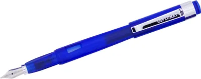 Produktbild von Diplomat Füllhalter Magnum mit Vollmetall-Clip und ergonomischer Griffzone, Federstärke F, blau