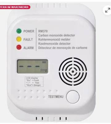 Produktbild von CO Melder Kohlenmonoxid Melder Gasmelder Warnmelder Kohlenmonoxidmelder LCD