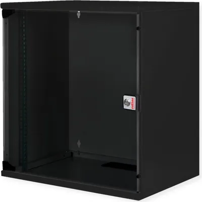 Produktbild von ROLINE 19-Zoll Wandgehäuse Basic 12 HE, 540x400 BxT Bausatz schwarz