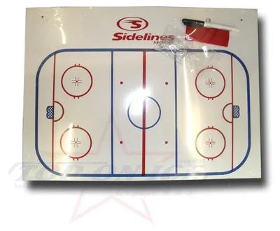 Produktbild von Taktiktafel Jumbo ca. 55x40cm für Trainer, mit Stift, Tuch und 2 Saugknöpfen