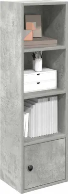 Obrázok produktu pre Maison Exclusive - Knižnica Betongrau 31x24x102 cm Drevený materiál