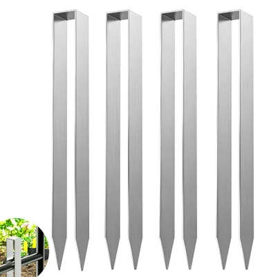 Imagen del producto de Omgoods - Juego de 4 anclajes para estructura de rosales