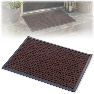 Obrázek produktu pro Gumová rohožka KADAX pro vstupní prostor na obuv, 60 x 40 cm