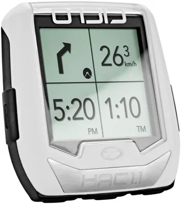 Produktbild von Ciclo, Fahrradcomputer, HAC 1.1 SPD, weiß/schwarz mit Navigation