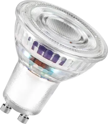 Immagine prodotto di LEDVANCE Lampadina a  a LED, riflettore PAR16 con base GU10, bianco caldo (3000K), 2,1 watt, sostituisce le lampadine convenzionali da 50W, efficienza energetica particolarmente elevata e , confezione da 1 pezzo