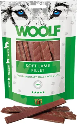 Produktbild von WOOLF Soft Lammfilet - Hundeleckerli - 100 g