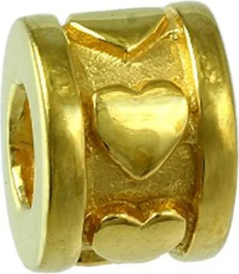 Image de Carlo Biagi perle de coeur argent European Beads D2BGPS04