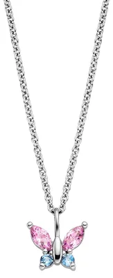 Produktbild von Herzengel HEN-BUTTERFLY1-ZI Mädchen Collier Schmetterling Silber 42 cm