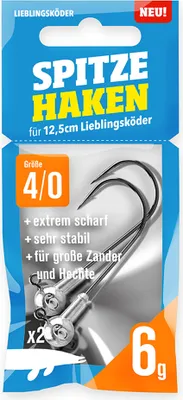 Produktbild von Lieblingsköder spitze Haken 6g #4/0