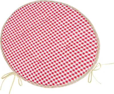 Produktbild von BERTA rundes glattes Sitzkissen - Durchmesser 40 cm - Rot