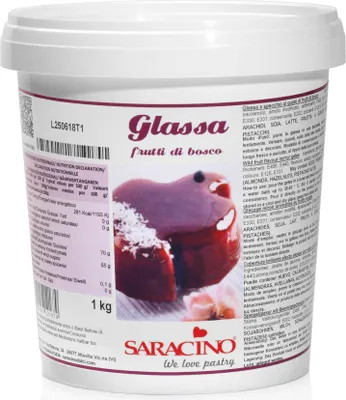 Produktbild von Spiegelglasur Fruchtig 1 kg SARACINO