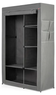 Immagine prodotto di Armadio guardaroba con 6 ripiani 105x45x161 cm - Rayen
