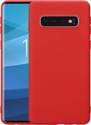 A red phone case is shown next to a smartphone.