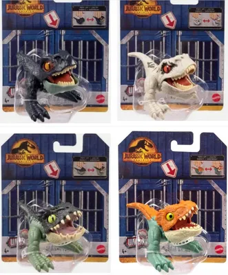 Immagine prodotto di Jurassic World FIGURA UNCAGED 4 STK Dominio ATROCIRAPTOR GIGANTOSAURUS
