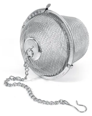 Immagine prodotto di 6,5 cm pratico infusore a sfera per tè e spezie con filtro in acciaio inossidabile