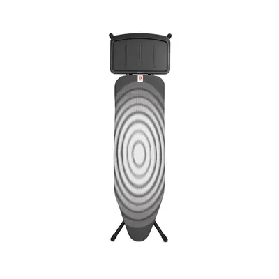 Obrázek produktu pro Brabantia 101083, Žehlicí prkno plné velikosti, Bavlna, Parní generátor, Černá, Vzorovaný, Šedá