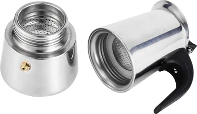 Obrázek produktu pro Nerezový perkolátor Moka Pot Kávovar Domácí kancelářské použití (100 ml)