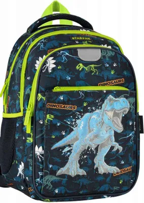 Produktbild von Starpak Dino Schulrucksack Leuchtet Im Dunkeln