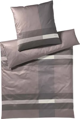 Produktbild von JOOP! Mako-Satin-Bettwäsche-Garnitur Modern Farbe Stone Größe 155x220+80x80 AL