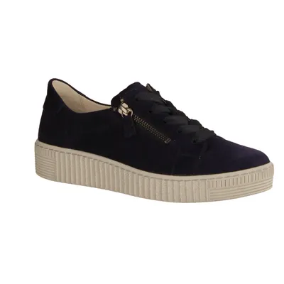 Immagine prodotto di Gabor 43334-16 scarpe da ginnastica da donna, scarpa bassa, blu, pelle, NUOVO - scarpe da ginnastica da donna, blu, pelle (velvet chevreau)