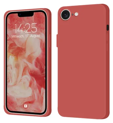 Produktbild von Hülle für Apple iPhone 17e Case Cover Bumper Smartphone Softgrip Schutzhülle Farbe: Rot