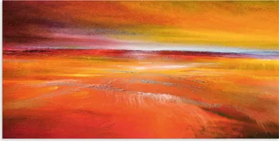 Produktbild von ARTland Wandbild Alu für Innen & Outdoor Ernteland Größe: 40x20 cm