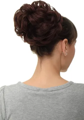 Produktbild von WIG ME UP Haarteil Dutt Haarrose Buschig Mahagonibraun Q840-33