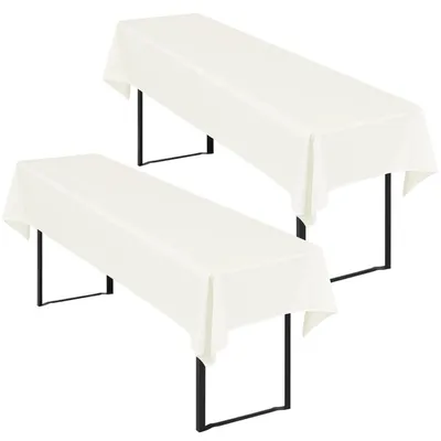 Obrázek produktu pro Sada dvou ubrusů na pivo, barva slonovinová, rozměry 250 x 100 cm, materiál: polyester, gramáž: 90 g/m²