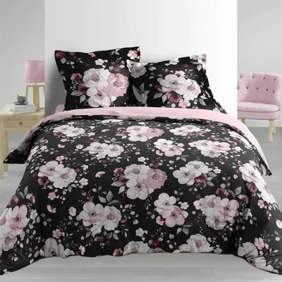 Produktbild von Bettdeckenbezug Dark Flowers 240 cm x 220 cm