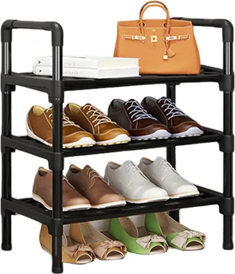 Produktbild von Hochleistungs-Schuhregal aus Metall, stabile Konstruktion, starke Tragfähigkeit, einfache Installation, Stiefel-Schuhregal
