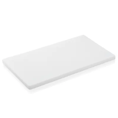 Image de Planche à découper HACCP, plastique, 60x40x2 cm, couleurs au choix, antidérapante : Blanc Variante : Blanc