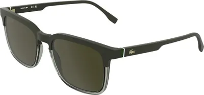 Image de Lunettes de soleil pour homme Lacoste L6074S Taupe/taupe transparent 56/19/145