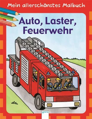 Produktbild von Mein allerschönstes Malbuch - Auto, Laster, Feuerwehr