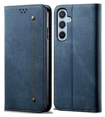 Produktbild von Galaxy A54 Hülle, Leder Brieftasche Flip Bookstyle Schutzhülle mit Standfunktion für Samsung Galaxy A54 Blau