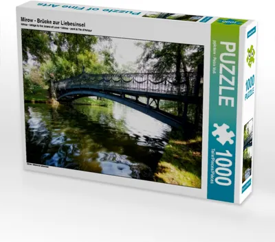 Produktbild von Calvendo Mirow - Brücke zur Liebesinsel 1000 Teile Puzzle quer 640x480mm, ; 7374227