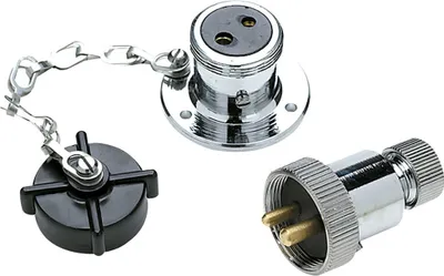 Produktbild von Seachoice Wasserdichter Deckstecker Cpb Silber  Silber One Size